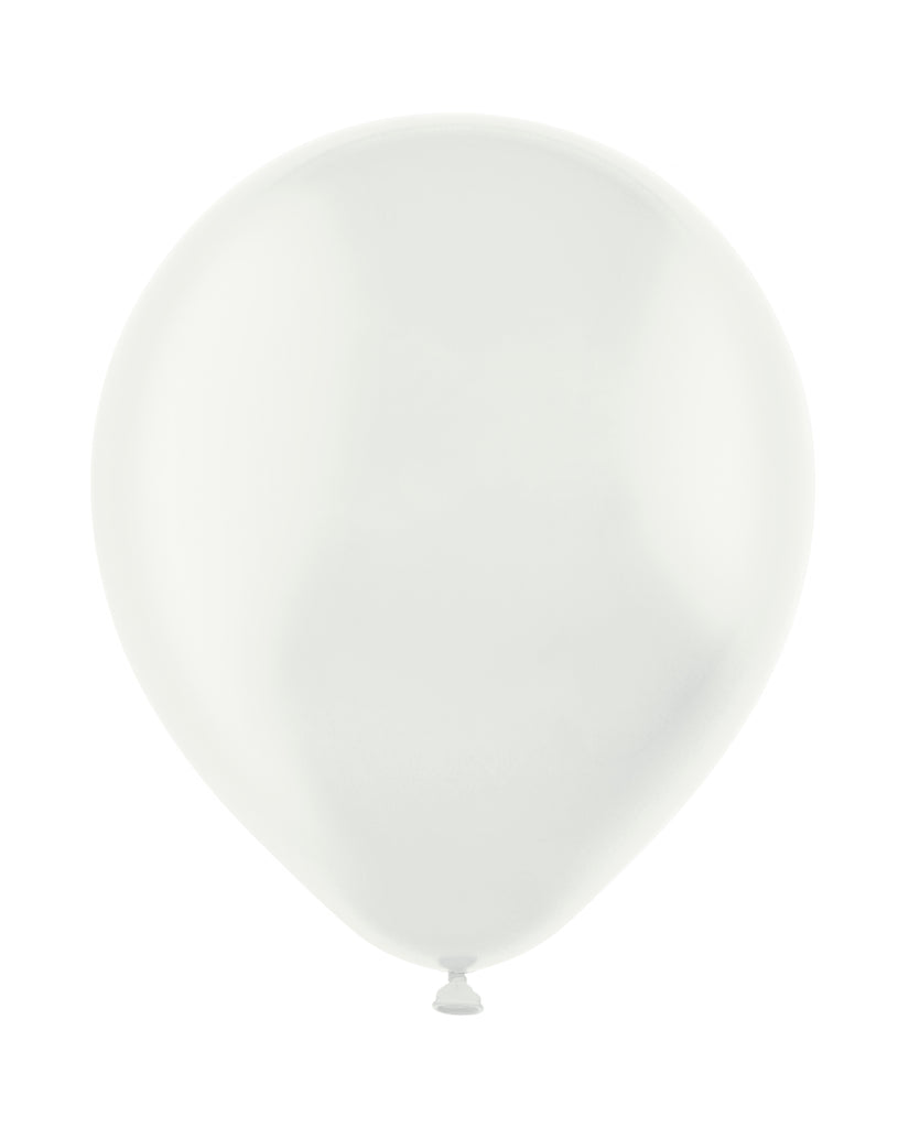 Globo #7, 100 Piezas - Blanco