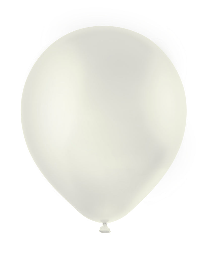 Globo MTL #12, 100 Piezas - Blanco